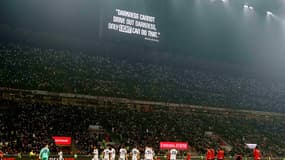 Le stade San Siro lors de Milan AC-Bologne, le 27 janvier 2024.