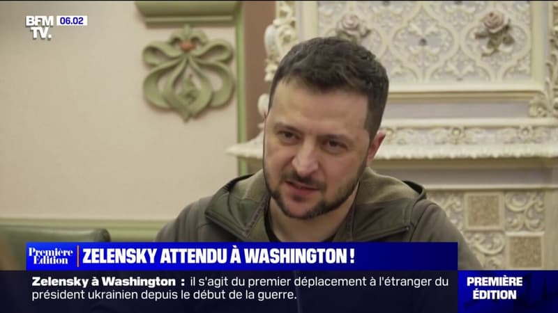 Volodymyr Zelensky attendu à Washington ce mercredi, une première visite à l'étranger depuis le début de la guerre