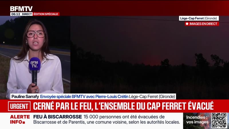 La circulation pour évacuer le Cap Ferret sur la D106 se densifie
