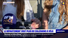 Alpes-Maritimes : des vélos distribués gratuitement à des collégiens pour inciter à rouler à vélo
