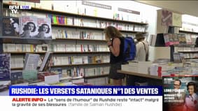 Après l'agression de Salman Rushdie, son ouvrage "Les Versets sataniques" se place en tête des ventes