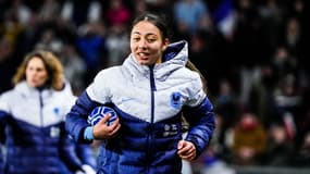 Selma Bacha lors de France-Autriche, le 1er décembre 2023.