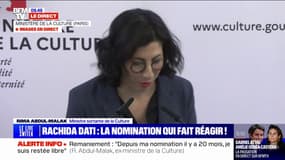 "La malédiction est tenace": Rima Abdul-Malak confie ses "regrets" et avoir "espéré" rester au ministère de la Culture