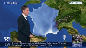 La météo pour ce samedi 13 avril 2019