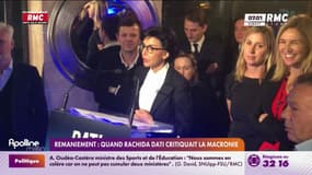 Remaniement : Quand Rachida Dati critiquait la macronie