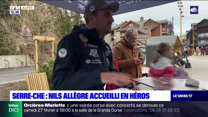 Serre-Chevalier: Nils Allègre accueilli en héros