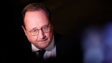 François Hollande le 6 mars 2024 au palais de l'Élysée. (Photo d'archive) 