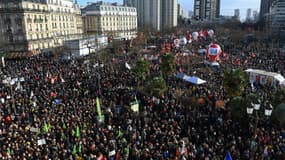La manifestation contre la réforme des retraites, à Paris, le 31 janvier 2023