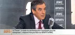 Francois Fillon face à Jean-Jacques Bourdin en direct