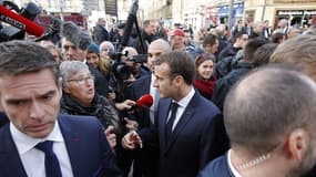 Emmanuel Macron le 7 novembre à Charleville-Mézières.