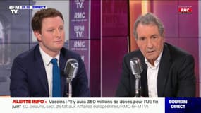 Clément Beaune face à Jean-Jacques Bourdin sur RMC et BFMTV