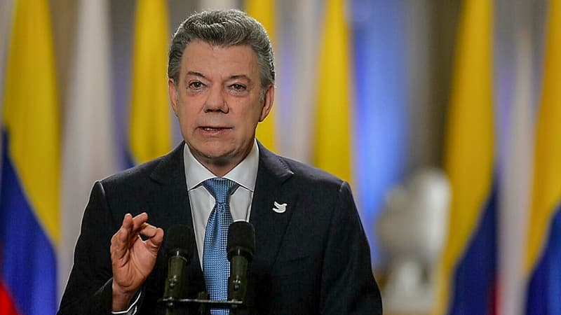 Juan Manuel Santos, le président colombien.
