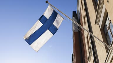 Illustration du drapeau finlandais