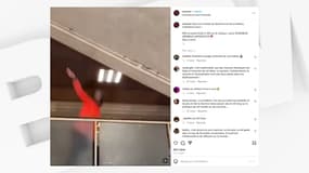 Une vidéo montrant le geste de l'élève, venu d'une école d'ingénieur de Caen, a circulé sur les réseaux sociaux. 