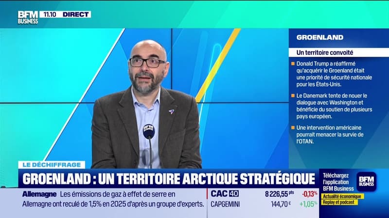 Le déchiffrage : Groenland, un territoire arctique stratégique - 07/01