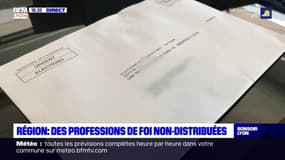 Région : des professions de foi non distribuées