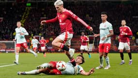 Alejandro Garnacho avec Manchester United contre Twente.