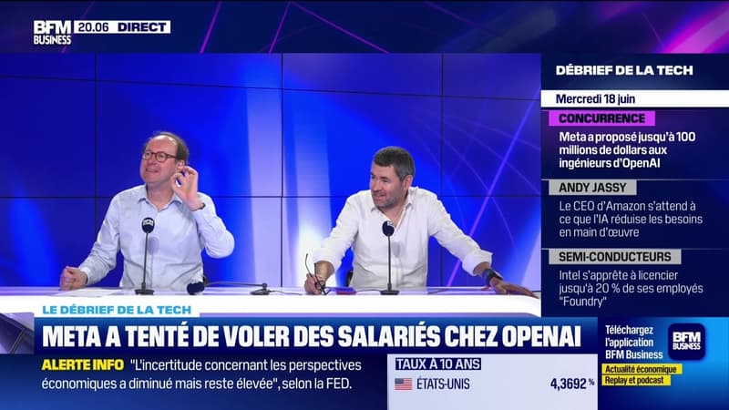 Le Débrief de la tech - Mercredi 18 juin