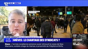 Grèves pendant les Jeux olympiques de Paris: "S'il faut employer les moyens que nous avons, c'est-à-dire manif ou grève, on les emploiera", affirme Céline Verzeletti (CGT)