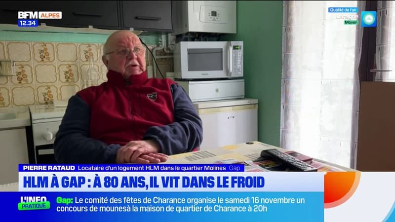 Je ne vis plus: à 80 ans, il vit dans un HLM où la température ne dépasse pas les 10°C à Gap