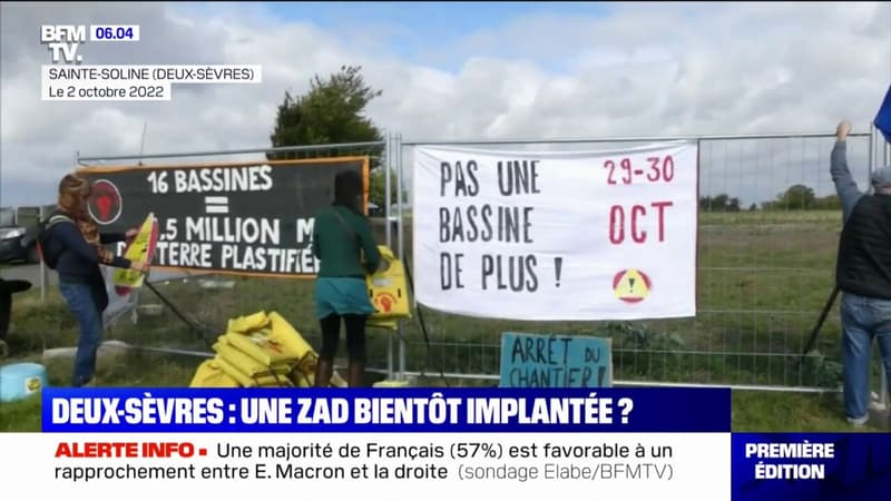 Les autorités des Deux-Sèvres craignent l'implantation d'une ZAD contre les 