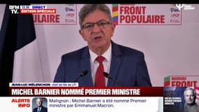 Michel Barnier nommé Premier ministre: "L'élection a été volée au peuple Français", réagit Jean-Luc Mélenchon