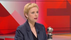 Clémentine Autain le 1er mars 2024 sur RMC-BFMTV