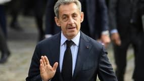 L'ex-président de la république Nicolas Sarkozy à Paris le 6 octobre 2021 (photo d'illustration).