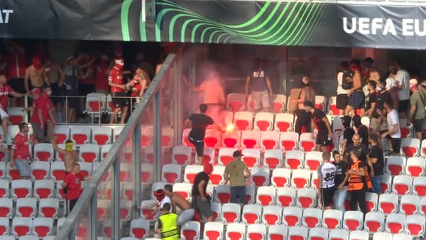 Les supporters de Cologne face à Nice, le 8 septembre 2022.
