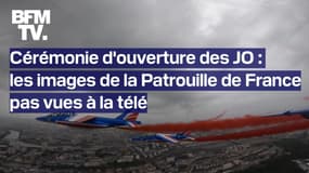 Cérémonie d'ouverture des JO 2024: les images de la Patrouille de France pas vues à la télé dessinant un cœur dans le ciel de Paris