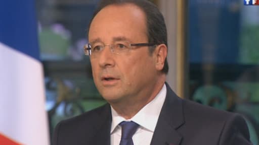 Le président de la République François Hollande