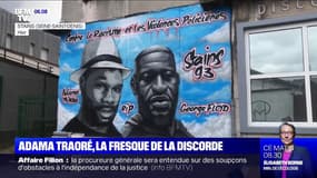 Une fresque représentant Adama Traoré et George Floyd agace le syndicat de police Alliance