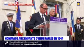 80 ans de la rafle des enfants d'Izieu: "La remémoration nous exhorte à la vigilance", affirme Jean Deguerry, président (LR) du département de l’Ain