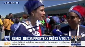 France-Australie : En arrivant tous ensemble au stade, les supporters français ont impressionné avec notamment une superbe Marseillaise ! 