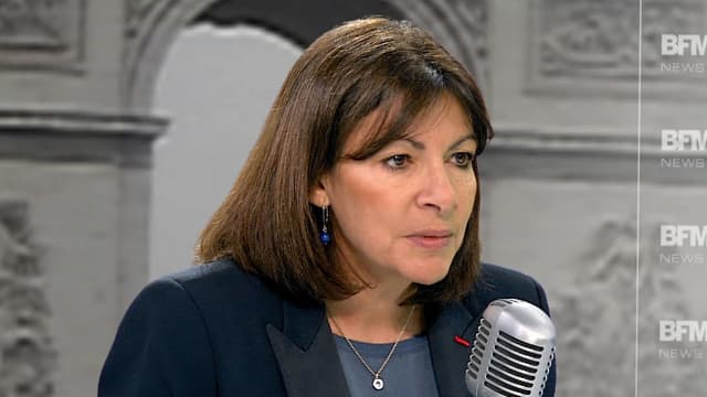 Anne Hidalgo sur BFMTV, le 10 janvier.