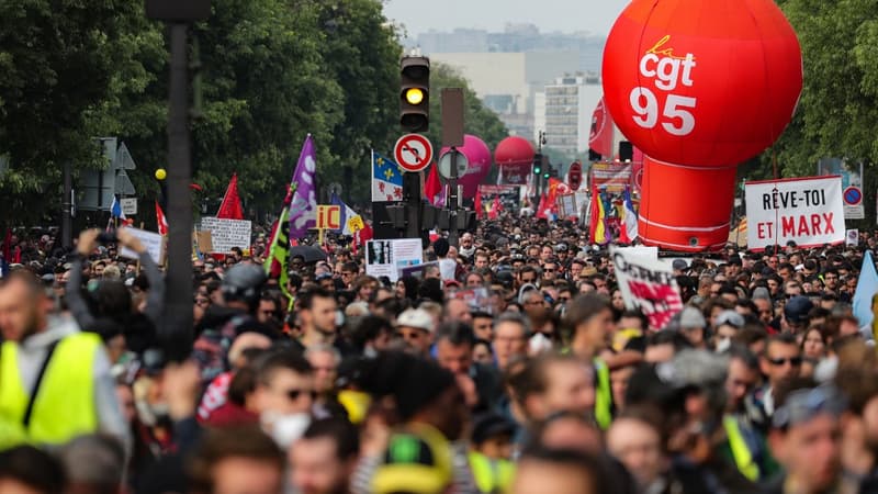 EN DIRECT - Manifestations du 1er-Mai: plus de 500.000 personnes attendues dans les rues lundi
