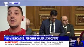 Réforme des retraites: "La grève reconductible commence mardi" affirme Matthieu Bolle-Reddat, secrétaire général CGT Cheminots de Versailles