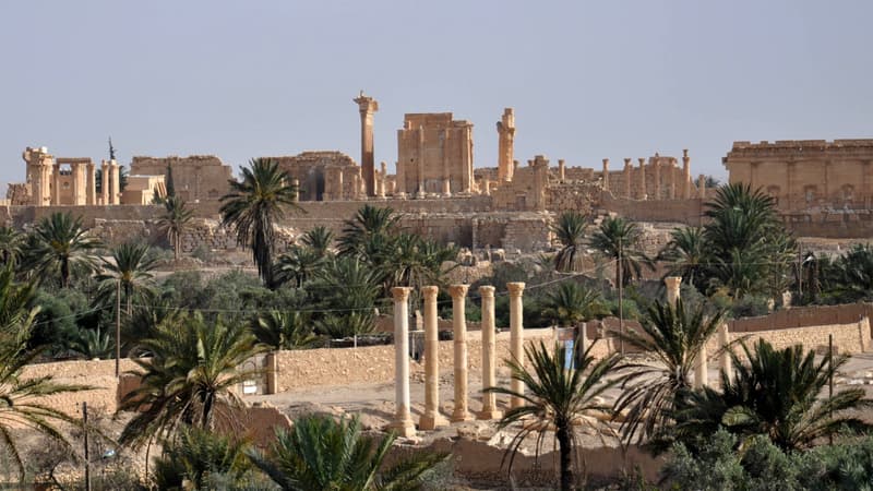 La cité antique de Palmyre en Syrie le 18 mai 2015.