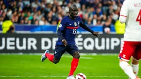 N'Golo Kanté lors de son dernier match en équipe de France face au Danemark (1-2), le 3 juin 2022 au Stade de France en Ligue des Nations