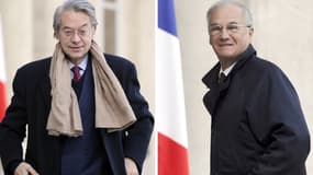 Les présidents UMP des commissions des Finances du Parlement Philippe Marini et Gilles Carrez.