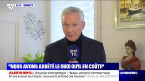 Bruno Le Maire: "La réforme de l'assurance-chômage est juste, nécessaire et souple"