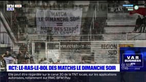 RCT: le ras-le-bol des matchs le dimanche soir