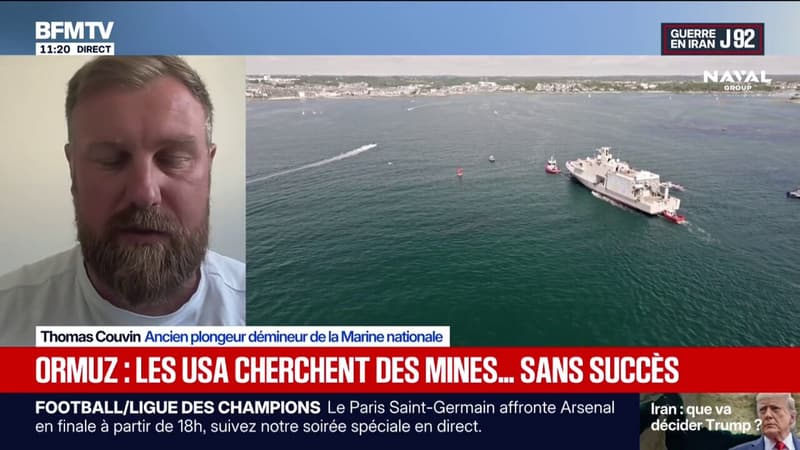 Détroit d'Ormuz: "Tant qu'il n'y aura pas une situation de paix, le déminage ne pourra pas démarrer sereinement", explique un ancien plongeur démineur de la Marine nationale
