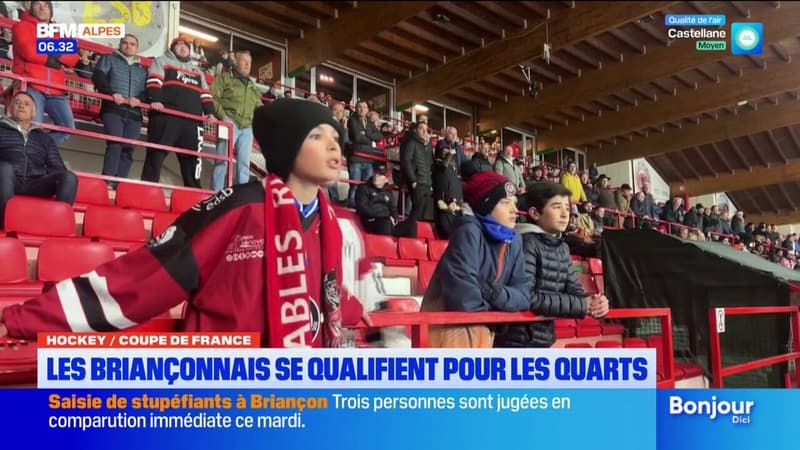 Les Diables Rouges de Briançon se sont qualifiés pour les quarts de finale de la coupe de France