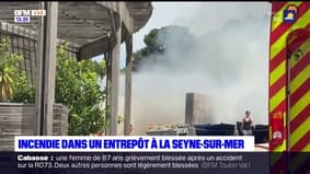 La Seyne-sur-Mer: le feu d'entrepôt est contenu après quatre heures d'intervention