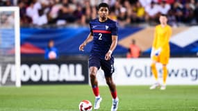 Wesley Fofana avec les Espoirs, le 2 juin 2022