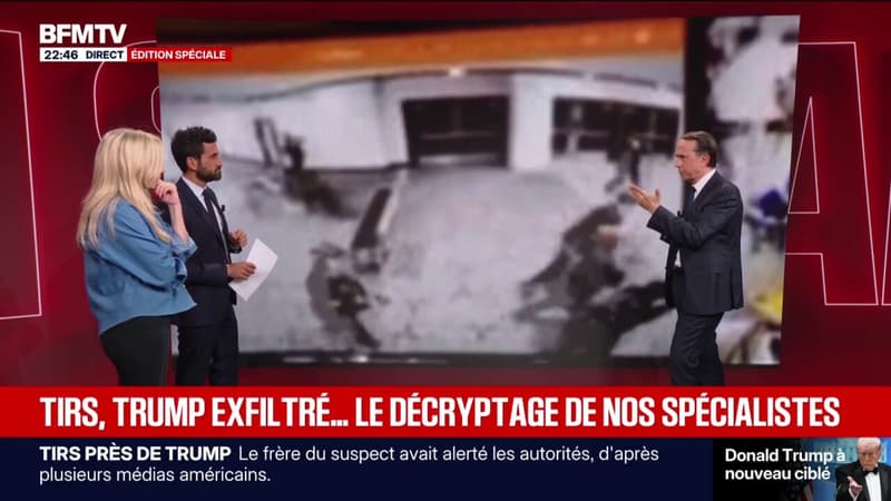 Tirs près de Donald Trump, exfiltration, sécurité ... Le décryptage de nos spécialistes