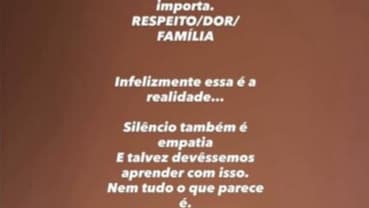 Le message de la soeur de Cristiano Ronaldo sur Instagram.