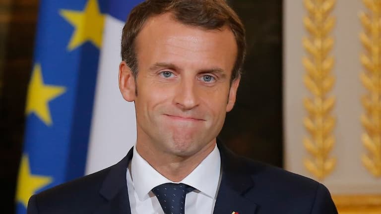 Emmanuel Macron à l'Elysée le 29 octobre