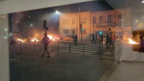 Une habitante du 8e arrondissement a filmé les violences urbaines commises vendredi soir à Lyon.